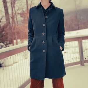 Like New Banana Republic Navy Coat